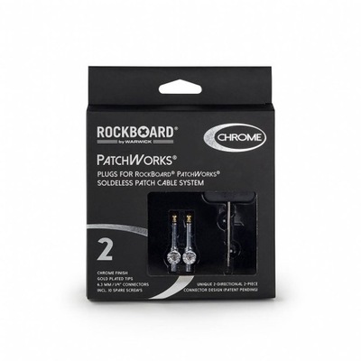 RockBoard PatchWorks Solderless Plugs wtyki do kabla Rockboard pedalboard