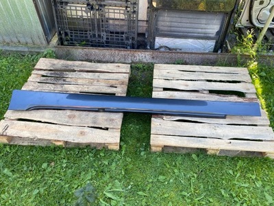 Молдинг порог левая bmw 5 e60 e61 platingrau фото №1