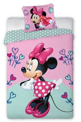 Pościel licencyjna 160x200 Myszka Minnie disney