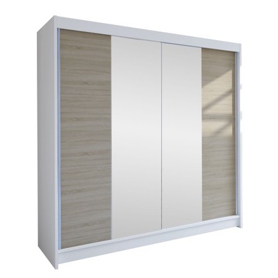 SZAFA PRZESUWNA do sypialni TEDLI II 180 garderoba