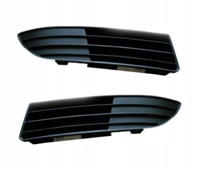 Vw polo 04-08 9n ґрати заглушки протитуманної фари бампера фото №1