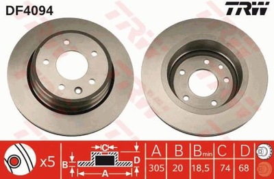 ДИСК HAM. JAGUAR T. XJ/XK 8 3,2-6,0 89-06