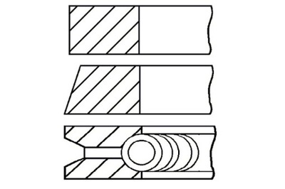 GOETZE 74 STD 1.2-1.5-2.8 КОМПЛЕКТ КІЛЬЦЯ ПОРШНЯ GEO METRO SUBARU