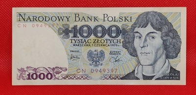 1000zł 1979 rok Seria CN PRL