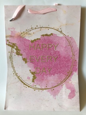 torebka prezentowa Happy every day 30x41,8x12cm