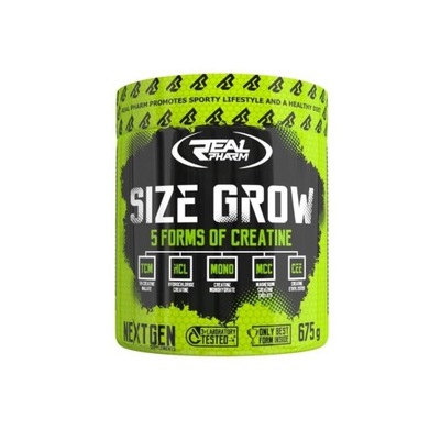 RealPharm SIZE GROW Kreatyna KIWI-KAKTUS 675 g