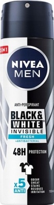 NIVEA MEN BLACK WHITE INVISIBLE FRESH ANTYPERSPIRA