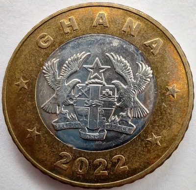1222c - Ghana 1 cedi, 2022