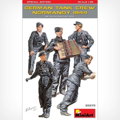 German Tank Crew Normandy 1944 1:35 Mini Art 35275