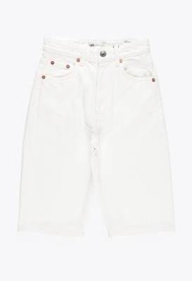 ZARA SPODENKI JEANS WYSOKI STAN WFF XXJ__XXS