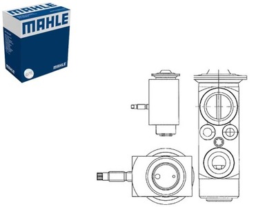 VALVE EXPANSION AIR CONDITIONER VOLVO S60 II S80 II V60 I V60 II V70 III  