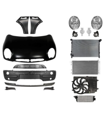 Mini cooper r50 r52 01-04 капот бампер крыло фото №1