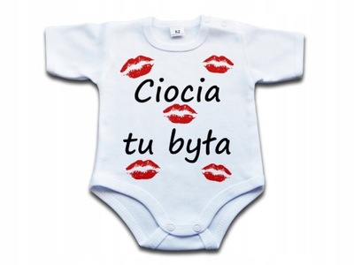 Ciocia tu była BODY niemowlęce - 74 kr