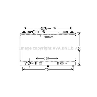 CHLODNICA, SISTEMA AUŠINIMO VARIKLIO AVA QUALITY COOLING MZ2223 