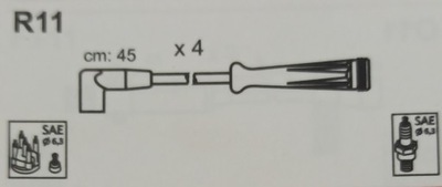 Шланг запалювання renault r11 фото №1