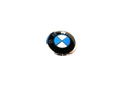 INSIGNIA EMBLEMA ALUMINIO BMW 11MM LLAVE CONTROL REMOTO  