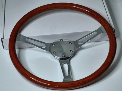 MADERA VOLANTE 380MM CLASSIC BMW MERCEDES AUDI VW CORVETTE  