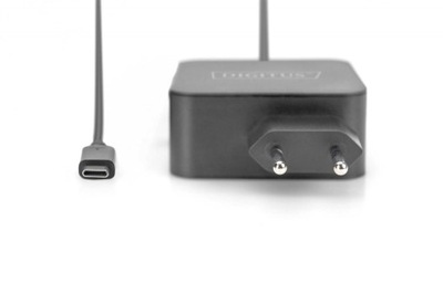 Ładowarka sieciowa zasilacz 1x USB-C PD 3.0 max. 65W zintegrowany kabel