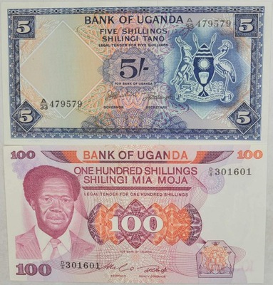 4.hc.Zest.Uganda, Banknoty szt.2, St.1