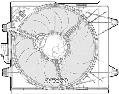 Вентилятор радиатора der09096 denso фото №1
