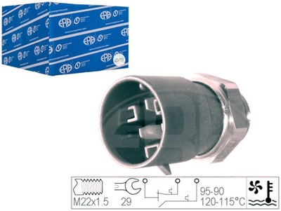 SENSOR CONMUTADOR TERM. VENTILADOR ERA 330223 ERA ERA  