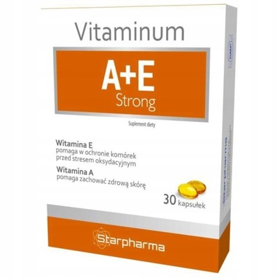 STARPHARMA Vitaminum A i E Strong 30 sztuk