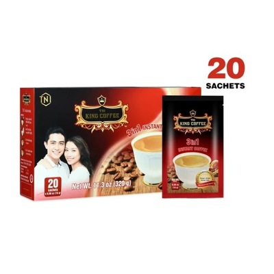 Kawa rozpuszczalna 3w1 KING COFFEE 320g