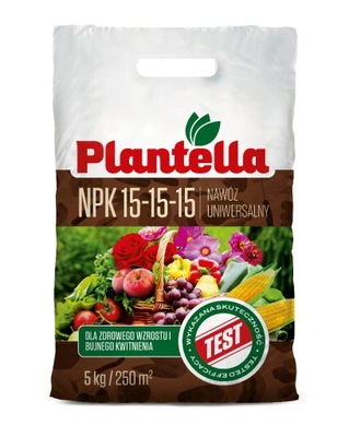 PLANTELLA NPK Nawóz wieloskładnikowy uniwersalny azot fosfor potas 5kg