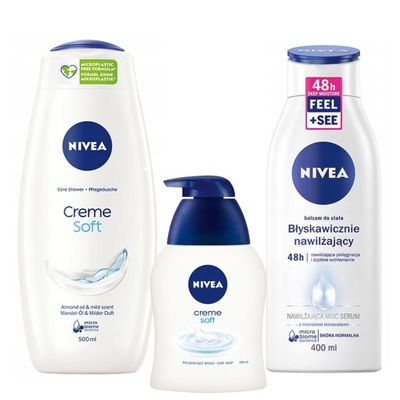 NIVEA zestaw do pielęgnacji ciała CREME SOFT