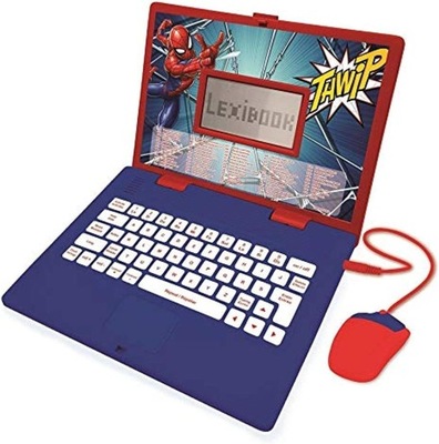 Edukacyjny laptop dwujęzyczny Lexibook SPIDERMAN pol/en komputerek