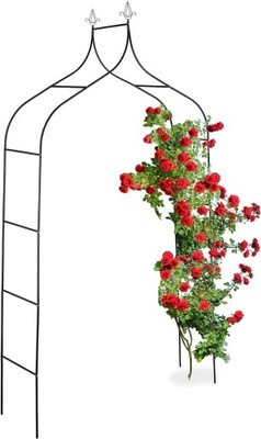 Pergola metalowa łuk różany 260 x 140 x 38 cm