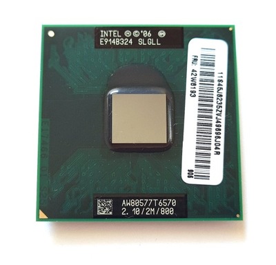 Intel Core 2 Duo Mobile T6570 SLGLL 2.1GHz 2M 800