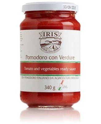 Sos pomidorowy z warzywami BIO 340 g (IRIS) IRIS