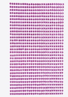 KRYSZTAŁKI SAMOPRZYLEPNE 3MM, 806 SZT PINK