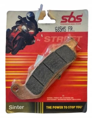 ZAPATAS DE FRENADO SBS 685HS PARTE DELANTERA HONDA CBR 1000  