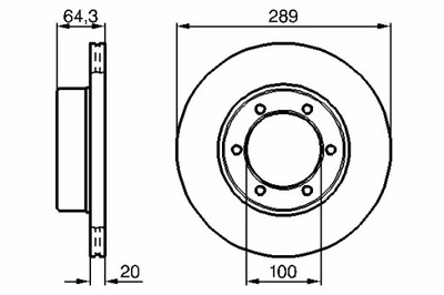 BOSCH ДИСКИ ДИСКОВЫЕ ТОРМОЗНОЕ 2SZT. ПЕРЕД TOYOTA 4 RUNNER I 4 RUNNER II 4 фото