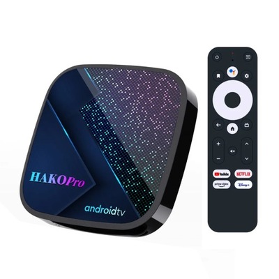 ANDROID SMART TV BOX 4K WiFi BT BLUETOOTH 5.0 PRZYSTAWKA SMART 2/16GB