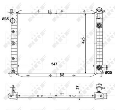 NRF 56028 CHLODNICA, SISTEMA AUŠINIMO VARIKLIO 