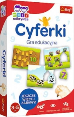 GRA EDUKACYJNA CYFERKI DLA DZIECI 3 LATKA SOLIDNA