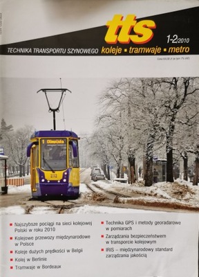 Technika Transportu Szynowego Koleje Tramwaje Metro 1-2/2010