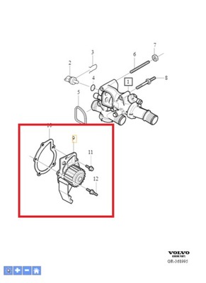 Насос wody volvo 31461853 фото №1