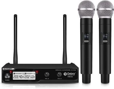 ZESTAW KARAOKE DEBRA VM302 INTERFEJS 2 X MIKROFON