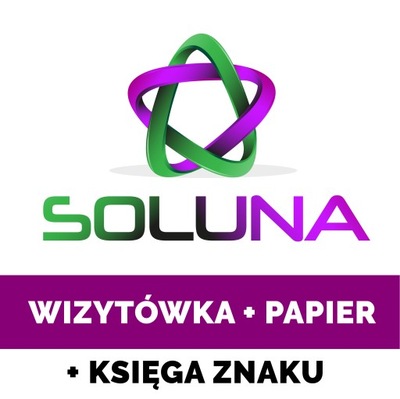 PROJEKT LOGO WIZYTÓWKA PAPIER FIRM. KSIĘGA