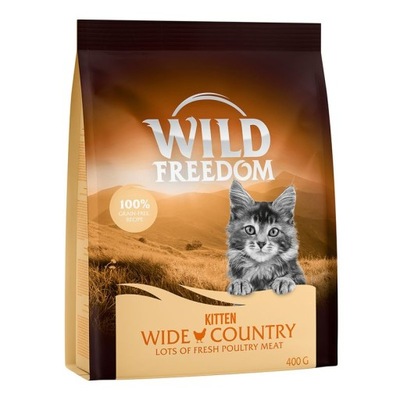 Wild Freedom kitten Wide Country kurczak sucha karma dla kociąt 400g