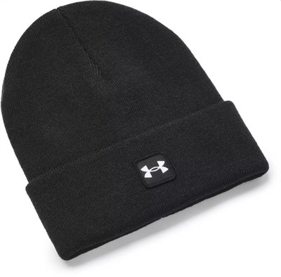 CZAPKA ZIMOWA MĘSKA UNDER ARMOUR CIEPŁA GRUBA LOGO