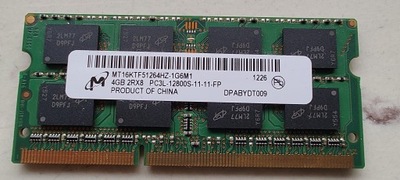 Pamięć RAM DDR3 Micron MT16JTF51264HZ-1G6M1 4 GB