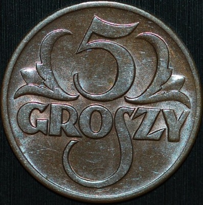 5 groszy 1939 - menniczy egzemplarz