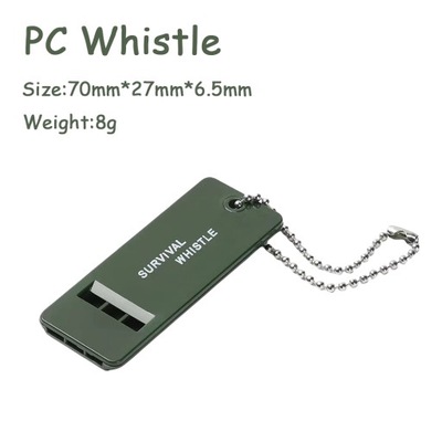 Outdoor Survival Whistle 120 db Aluminum Alloy