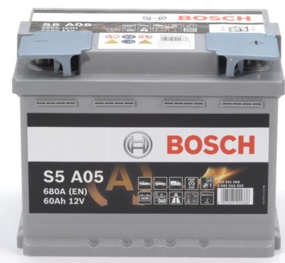 АКУМУЛЯТОР BOSCH S5 12V 60AH 680A