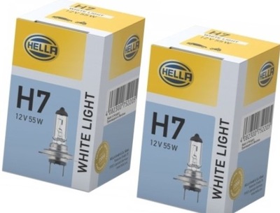 HELLA ЛАМПОЧКА H7 12V 55W PX26D WHITE LIGHT UP TO 4200K